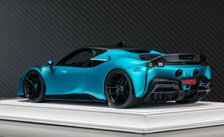 Ferrari SF90 Stradale NOVITEC (Metallic Blue) [Davis & Giovanni] 1:18 scale