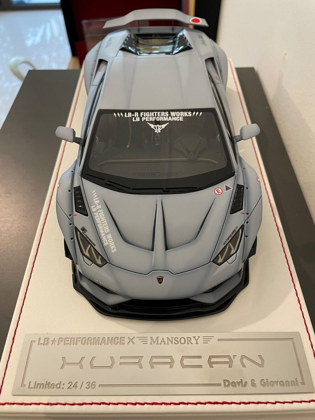 Lamborghini Huracan LBWK x Mansory (Matt Gray ZF) [Davis & Giovanni] 1/18 scale