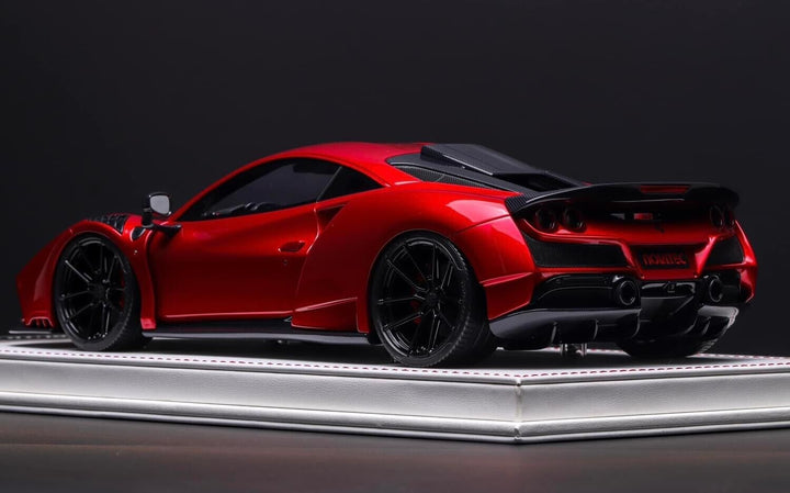 Ferrari F8 Tributo Nlargo (Candy Red) [Davis & Giovanni] 1/18 scale