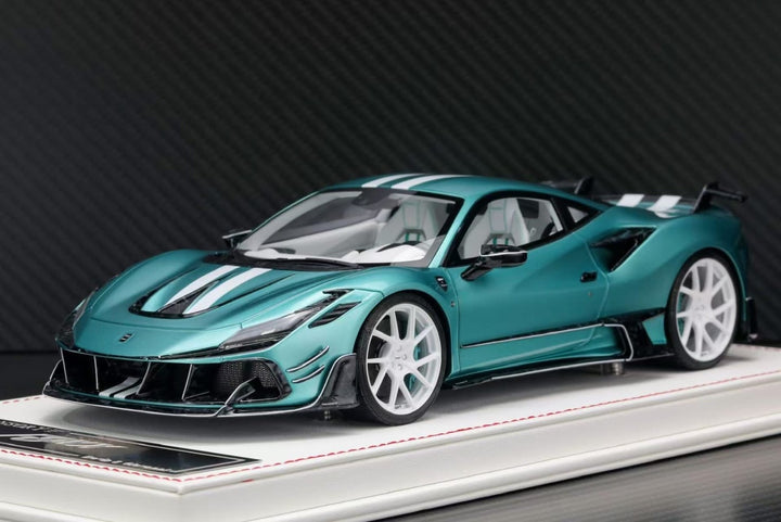 Ferrari F8XX Mansory (Ice Blue/ White) [Davis & Giovanni] 1:18 scale