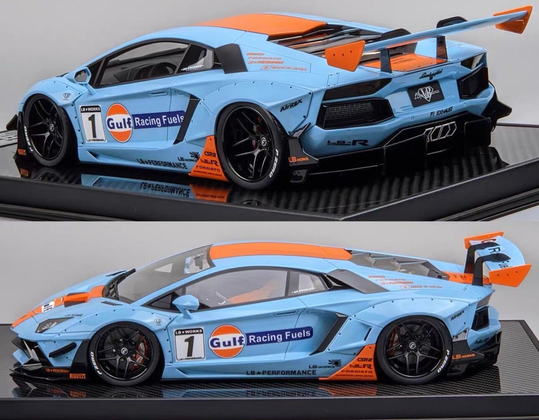Lamborghini Aventador 2.0 LBWK (Gulf Racing Livery)[Davis & Giovanni] 1:12 scale