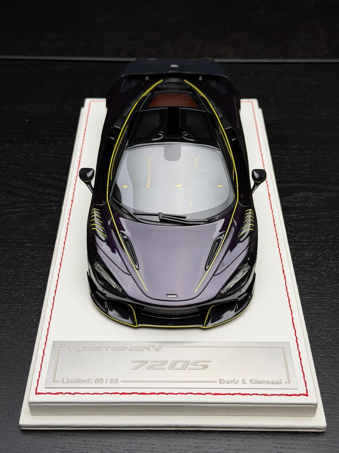 McLaren 720s VORSTEINER (Midnight Purple) [Davis & Giovanni] 1:18 scale