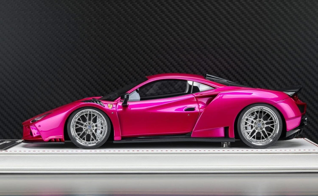 Ferrari F8 Tributo N-LARGO NOVITEC (Flash Pink) [Davis & Giovanni] 1:18 scale