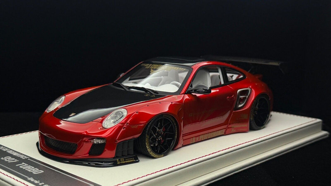Porsche 997 Turbo LBWK (Metallic Red) [Davis & Giovanni] 1/18 scale - 1 OF 1