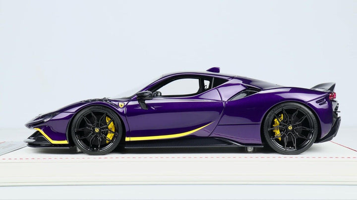 Ferrari SF90 Stradale NOVITEC (Purple) [Davis & Giovanni] 1/18 scale