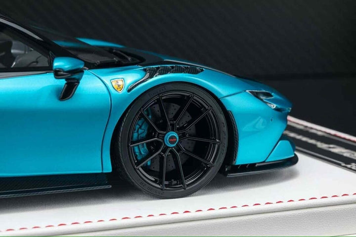 Ferrari SF90 Stradale NOVITEC (Metallic Blue) [Davis & Giovanni] 1:18 scale