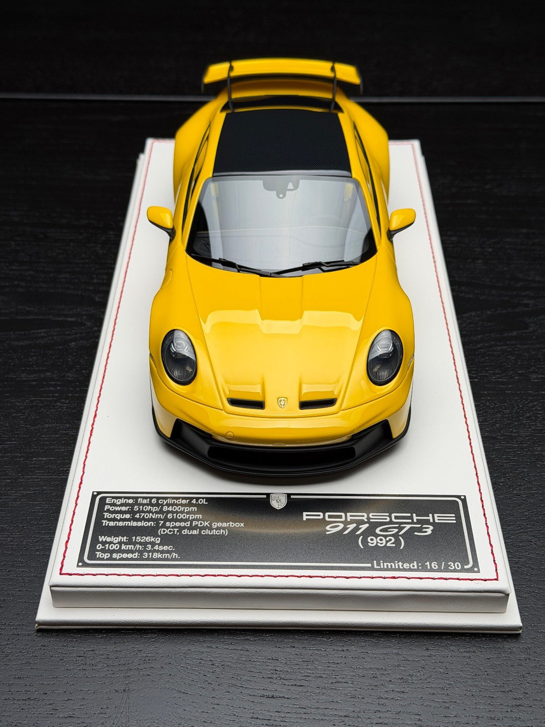Porsche 911 GT3 (Yellow) [Davis & Giovanni] 1/18 scale