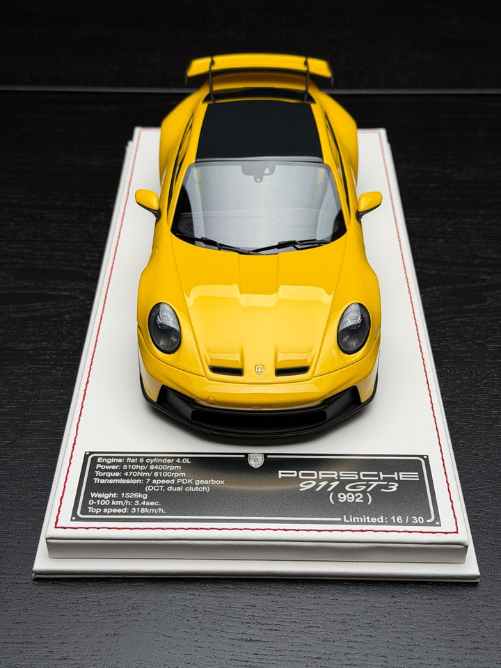 Porsche 911 GT3 (Yellow) [Davis & Giovanni] 1/18 scale