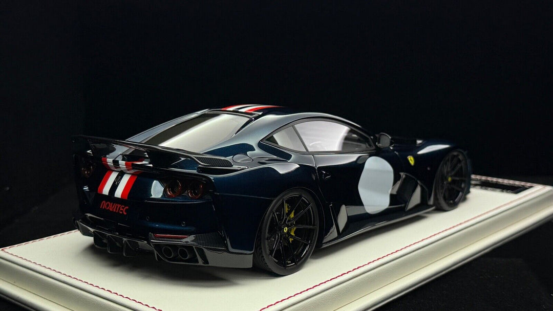 Ferrari 812 N-LARGO NOVITEC (Metallic Blue)[Davis & Giovanni] 1/18 scale- 1 OF 1