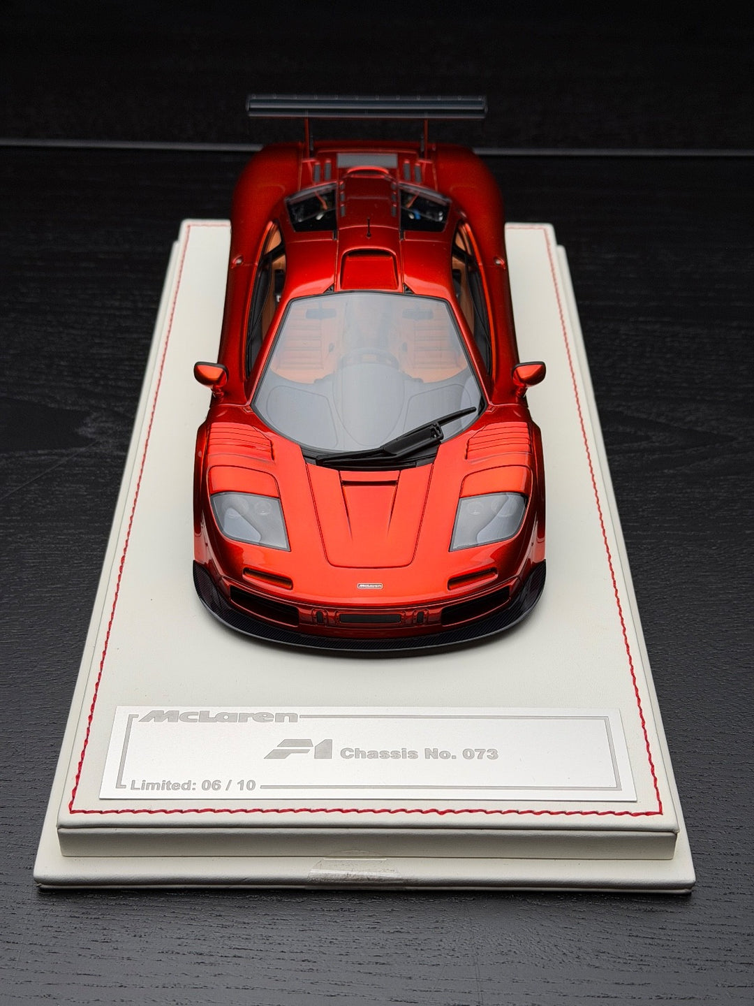 McLaren F1 Chassis no. 073 (Volcano Orange) [Davis & Giovanni] 1/18 scale