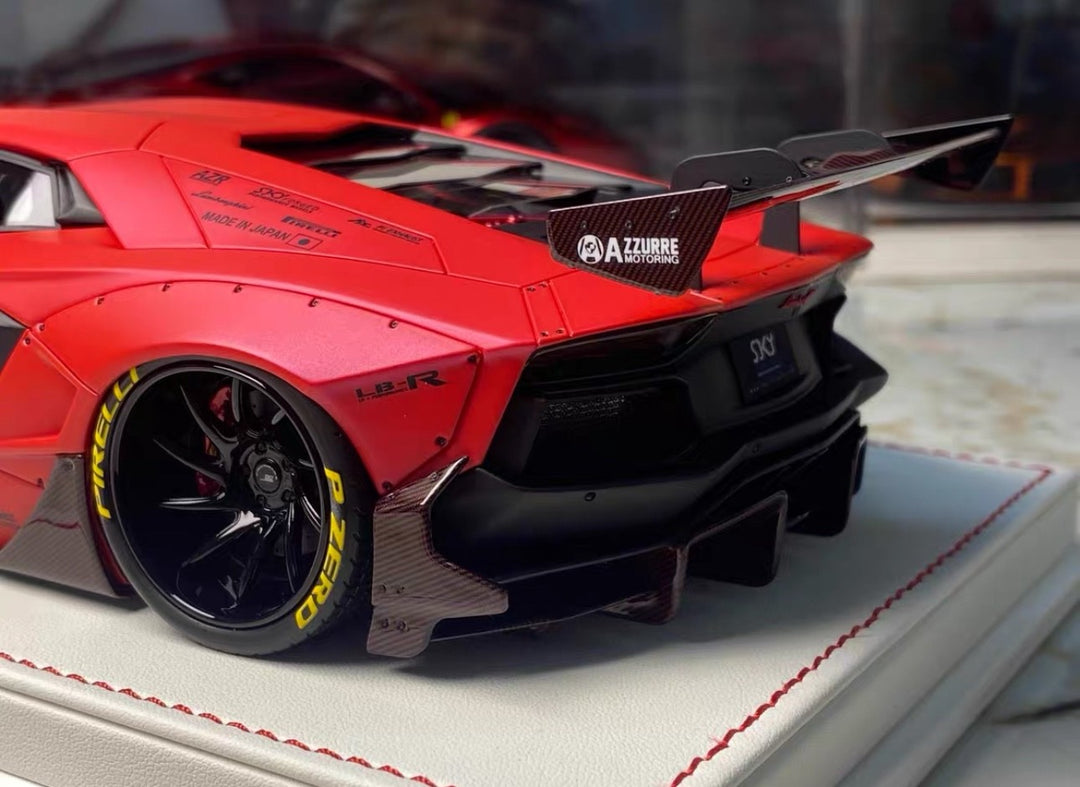 Lamborghini Aventador 2.0 LBWK (Matt Red) [Davis & Giovanni] 1/18 scale