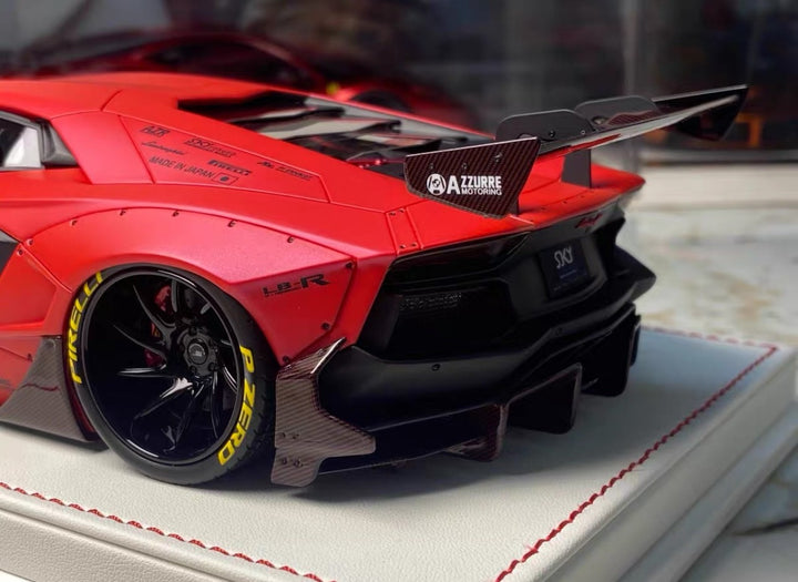 Lamborghini Aventador 2.0 LBWK (Matt Red) [Davis & Giovanni] 1/18 scale