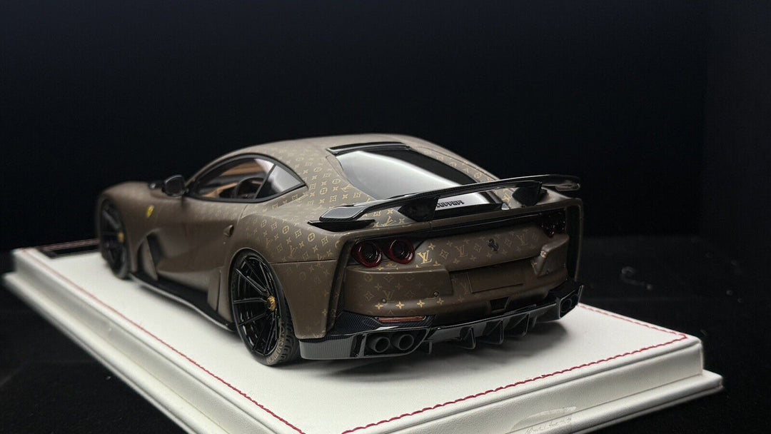 Ferrari 812 N-LARGO NOVITEC LV (Louis Vuitton ) [Davis & Giovanni] Brown 1/18