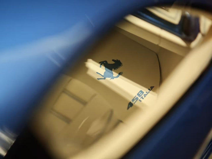 Ferrari 458 GT LBWK (Full Blue Carbon Fiber) [Davis & Giovanni] 1/18 scale