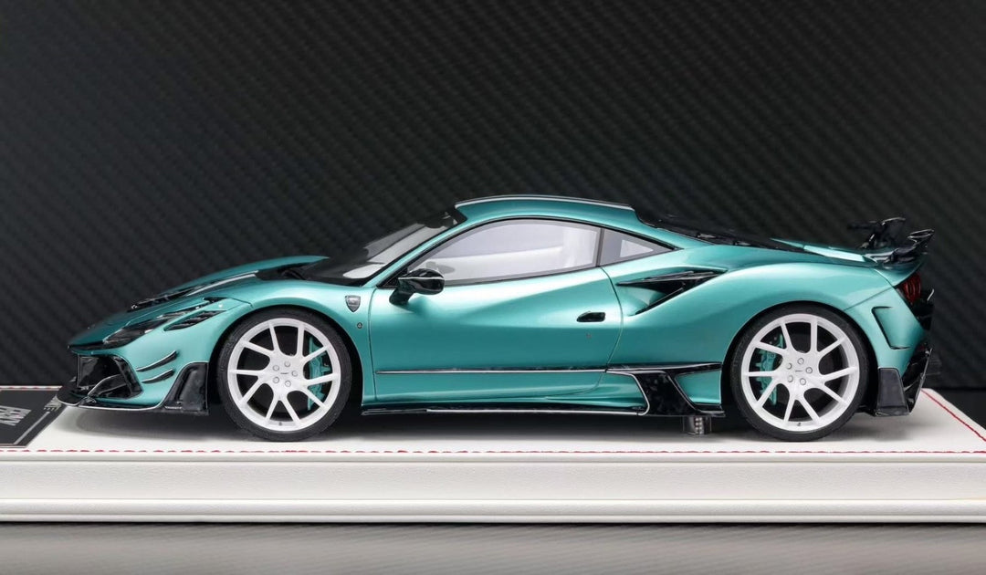 Ferrari F8XX Mansory (Ice Blue/ White) [Davis & Giovanni] 1:18 scale