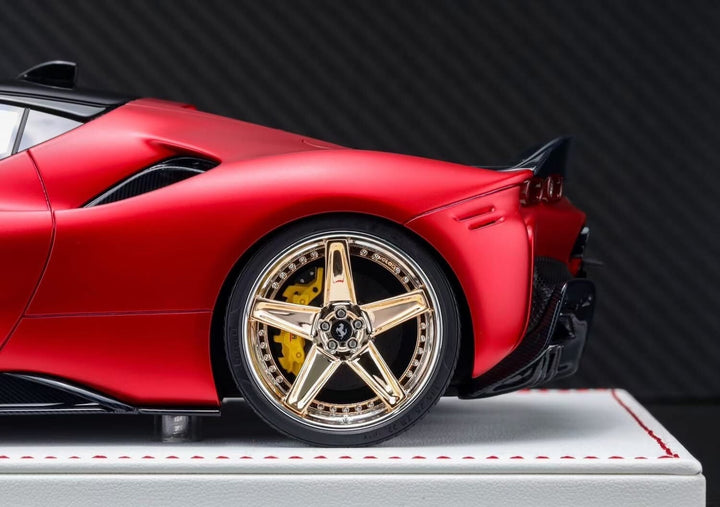 Ferrari SF90 Stradale NOVITEC (Matte Chrome Red) [Davis & Giovanni] 1:18 scale