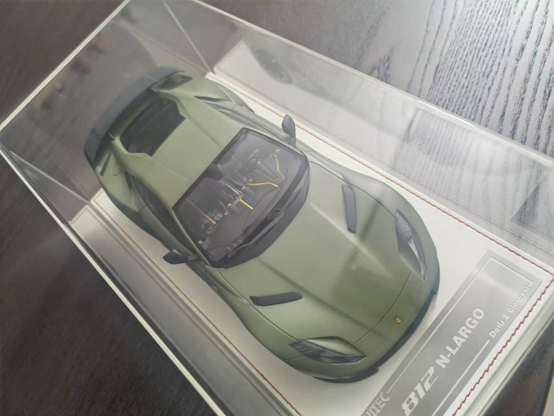 Ferrari 812 N-LARGO NOVITEC (Matt Dark Green) [Davis & Giovanni] 1/18 scale