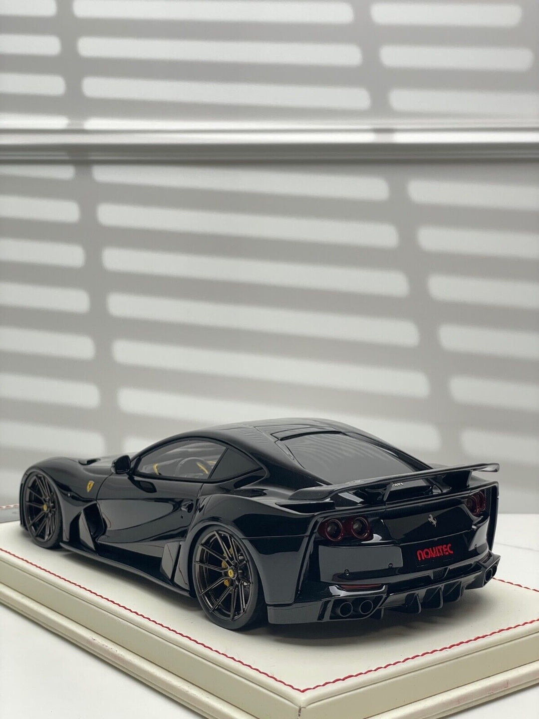 Ferrari 812 N-LARGO NOVITEC (Nero Daytona) [Davis & Giovanni] 1:18 scale