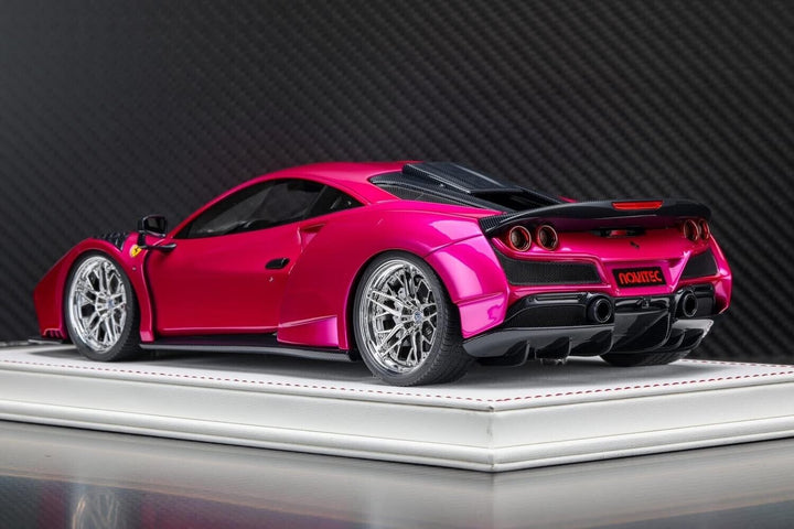 Ferrari F8 Tributo N-LARGO NOVITEC (Flash Pink) [Davis & Giovanni] 1:18 scale