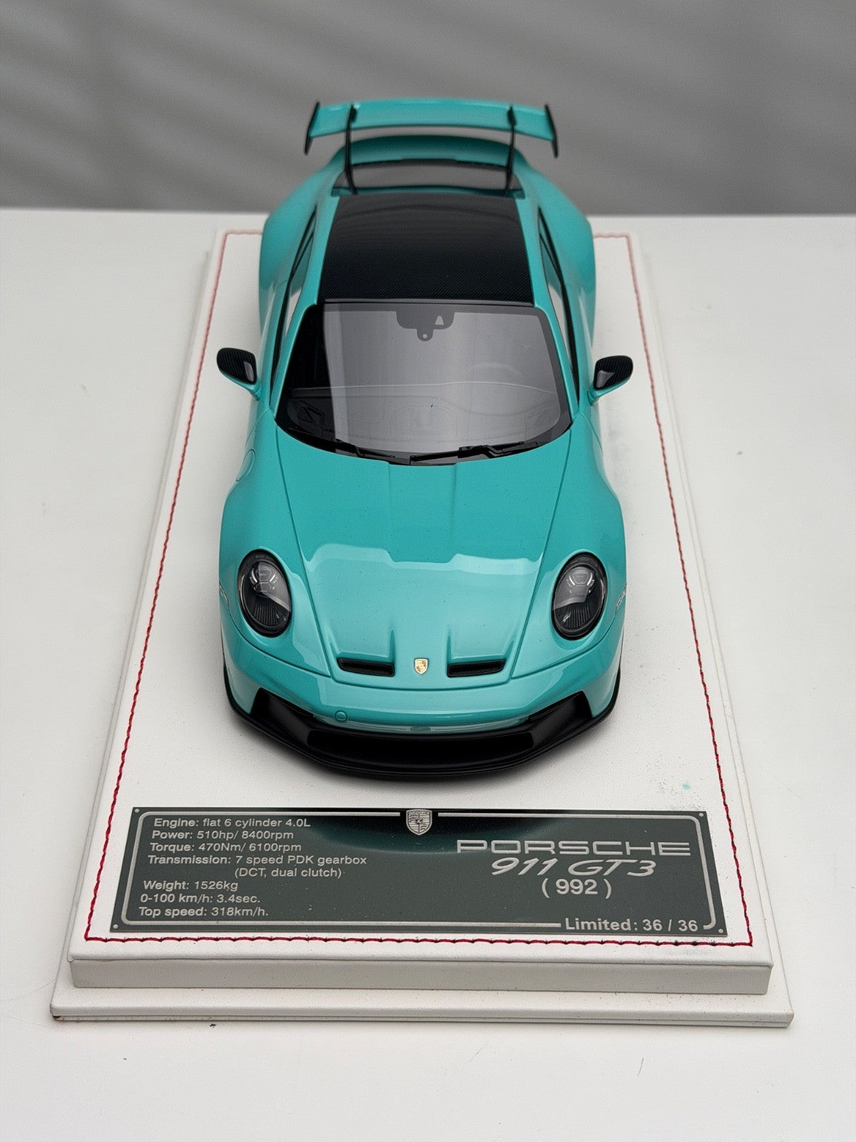 【ミントページ】 Porsche 911 GT3 (Mint Green) [Davis & Giovanni] 1/18 scale