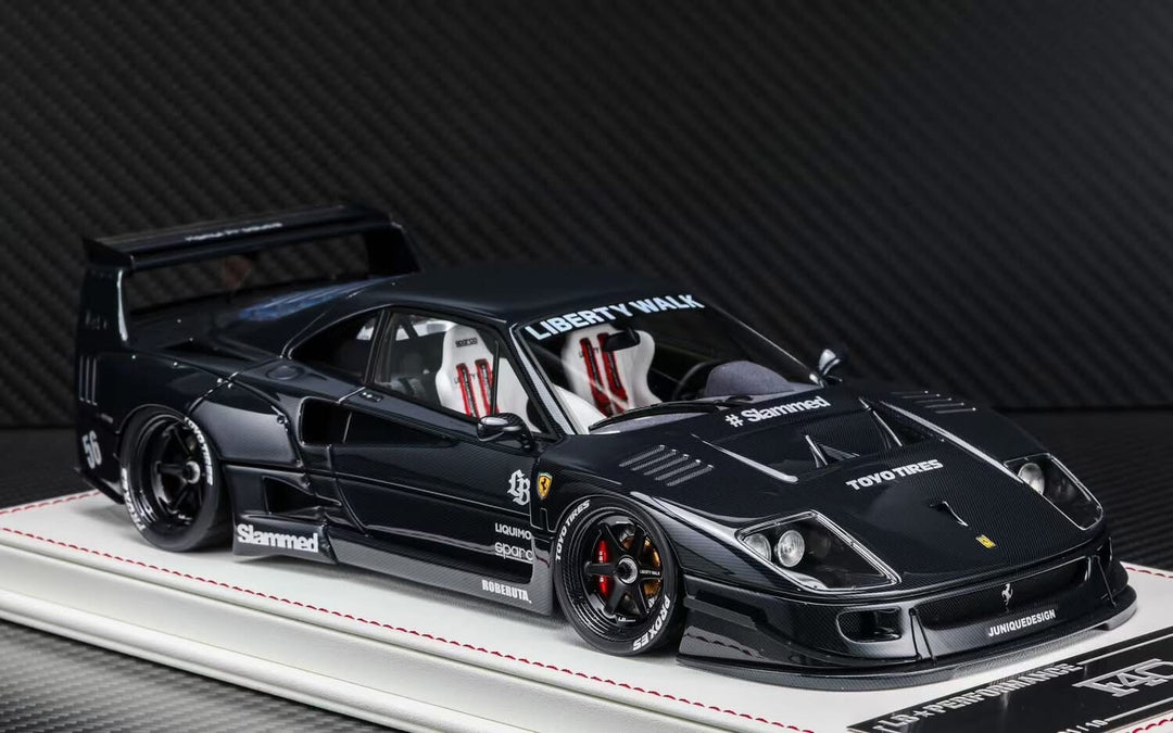 Ferrari F40 LBWK (Full Gloss Carbon Fiber) [Davis & Giovanni] 1:18 scale