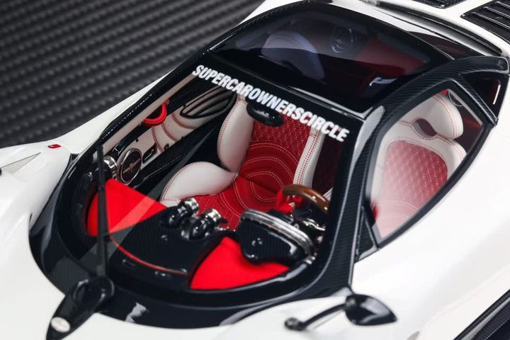 Pagani Zonda F (White/ Black) [Davis & Giovanni] 1:18 scale