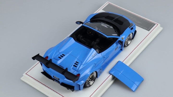 Ferrari 458 Spider GT LBWK (Blue) [Davis & Giovanni] 1/18 scale
