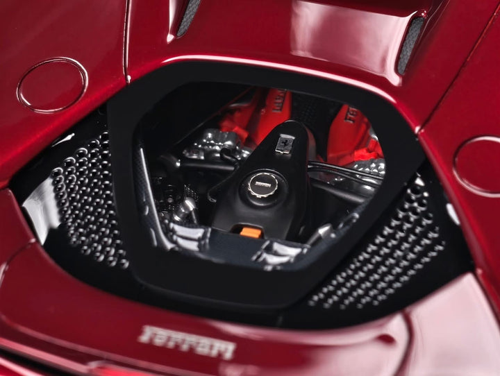 Ferrari SF90 Stradale (Metallic Dark Red) [Davis & Giovanni] 1:18 scale