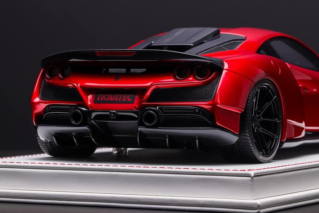 Ferrari F8 Tributo Nlargo (Candy Red) [Davis & Giovanni] 1/18 scale