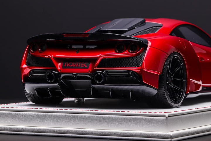 Ferrari F8 Tributo Nlargo (Candy Red) [Davis & Giovanni] 1/18 scale