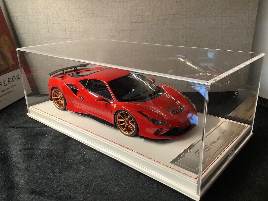 Ferrari F8 Tributo NOVITEC (Rosso Corsa/ Gold Rim) [Davis & Giovanni] 1/18 scale
