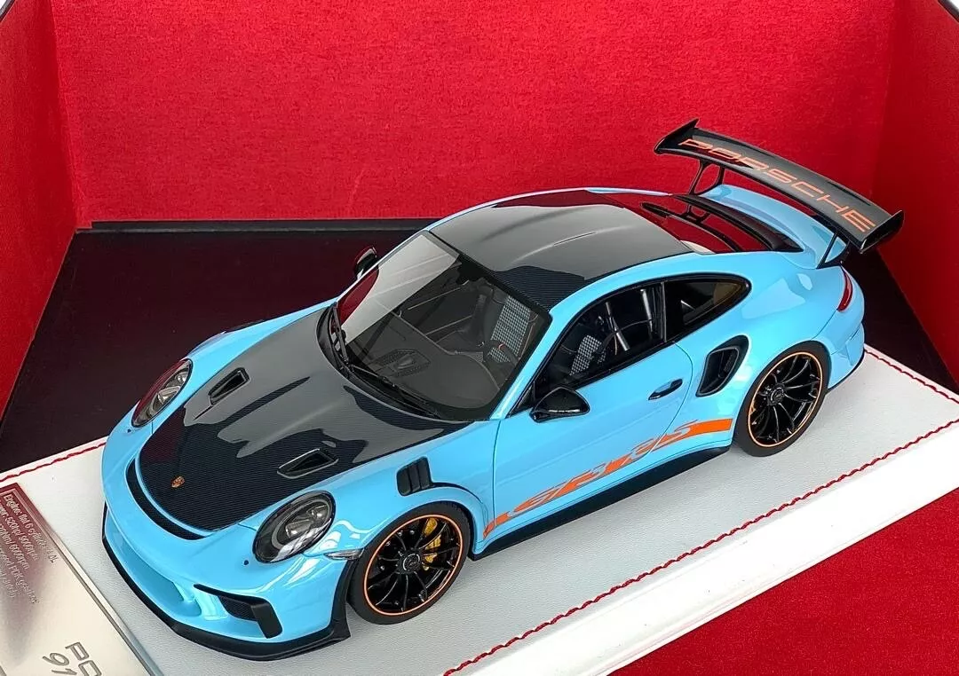 Porsche 911 GT3 RS (Blue/ Black) [Davis & Giovanni] 1/18 scale