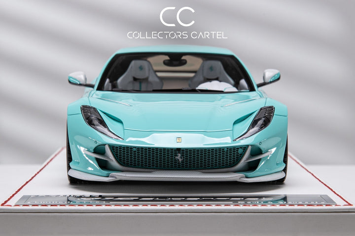 Ferrari 812 Superfast NOVITEC (TurqoiseBlue/White Carbon)[Davis & Giovanni] 1:18