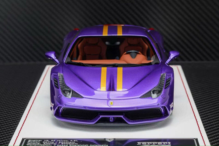 Ferrari 458 Speciale (Metallic Purple) [Davis & Giovanni] 1/18 scale