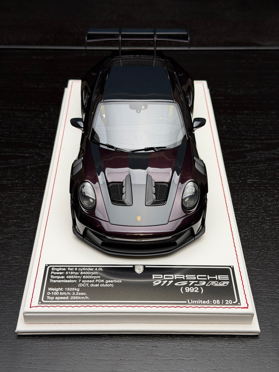 Porsche 911 GT3 RS (Amethyst Purple) [Davis & Giovanni] 1:18 scale