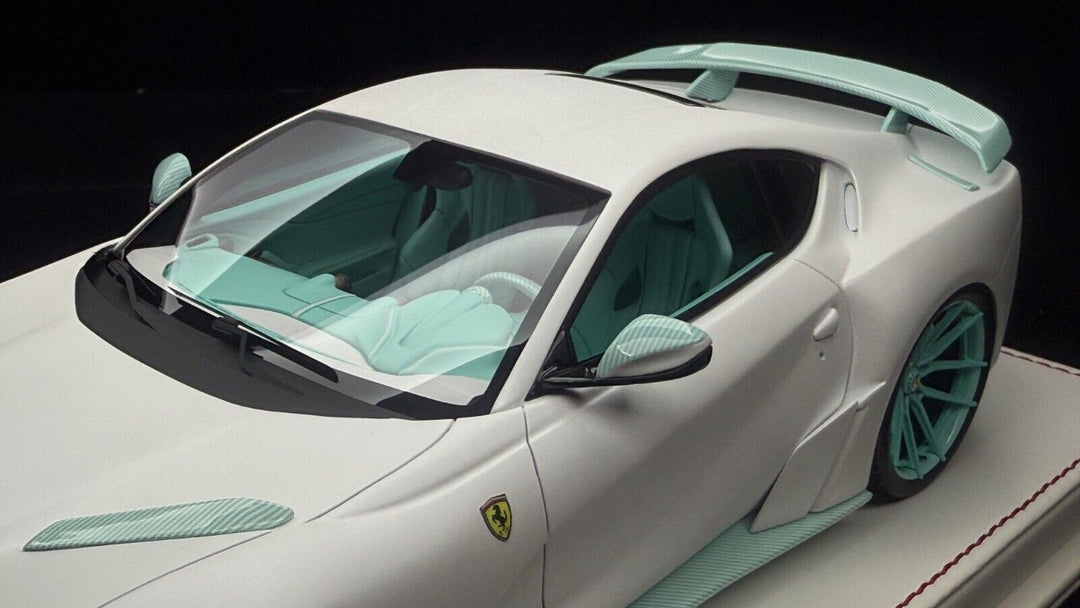 Ferrari 812 N-LARGO NOVITEC (Matt White) [Davis & Giovanni] 1:18 scale 1 OF 1