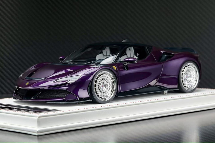 Ferrari SF90 Stradale NOVITEC (Metallic Purple) [Davis & Giovanni] 1:18 scale