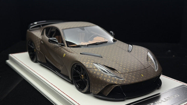 Ferrari 812 N-LARGO NOVITEC LV (Louis Vuitton ) [Davis & Giovanni] Brown 1/18