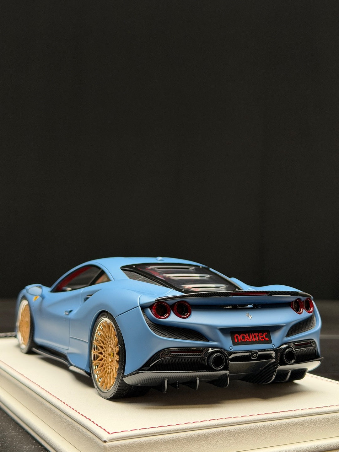 Ferrari F8 Tributo (Matte Blue) [Davis & Giovanni] 1:18 scale