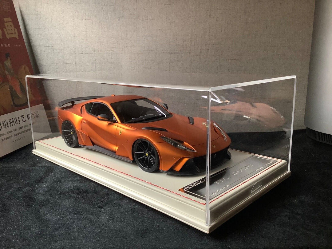 Ferrari 812 N-LARGO NOVITEC (Matt Chrome Orange) [Davis & Giovanni] Brown 1/18