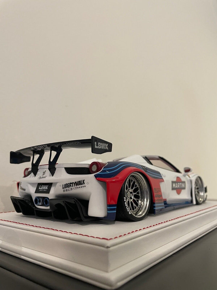 Ferrari 458 Spider LBWK (Martini) [Davis & Giovanni] 1/18 scale