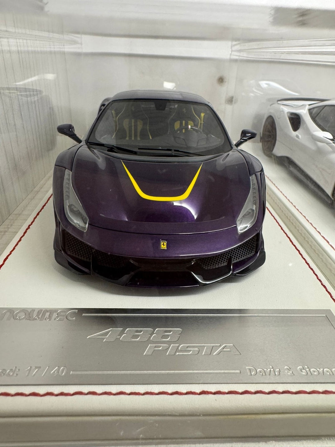 Ferrari 488 Pista NOVITEC (Metallic Purple) [Davis & Giovanni] 1:18 scale