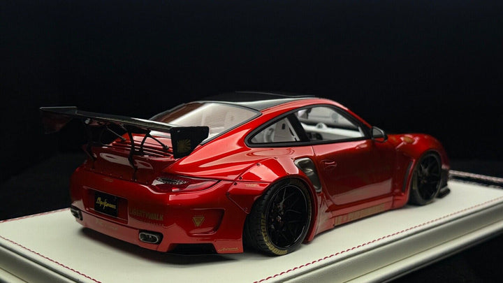 Porsche 997 Turbo LBWK (Metallic Red) [Davis & Giovanni] 1/18 scale - 1 OF 1