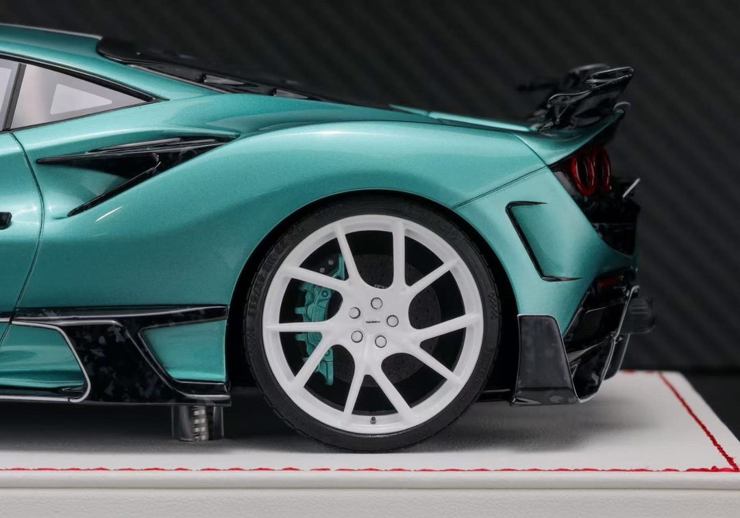 Ferrari F8XX Mansory (Ice Blue/ White) [Davis & Giovanni] 1:18 scale