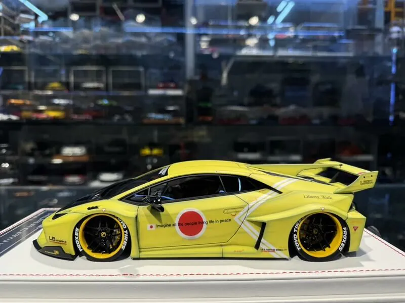 Lamborghini Huracan GT LBWK (Matt Yellow ZF) [Davis & Giovanni] 1/18 scale