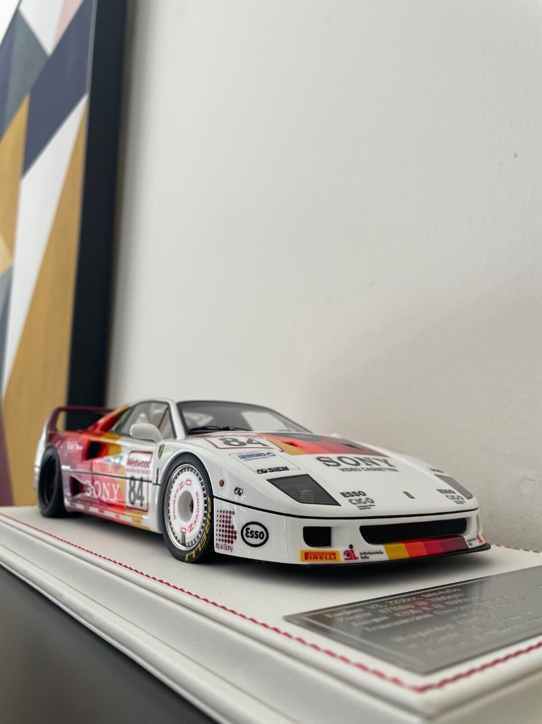 Ferrari F40 (Sony Racing Decals no. 84) [Davis & Giovanni] 1/18 scale