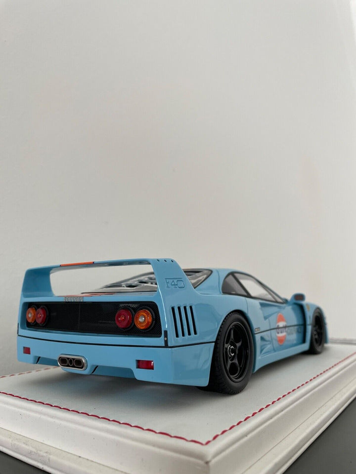 Ferrari F40 (Blue, GULF Racing) [Davis & Giovanni] 1/18 scale