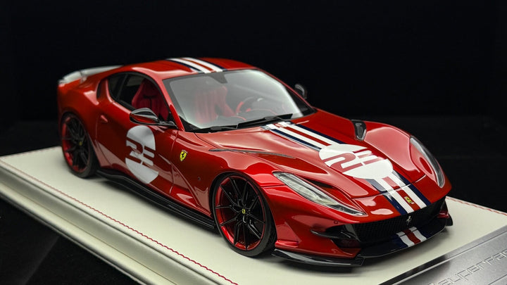 Ferrari 812 Superfast NOVITEC (Metallic Red) [Davis & Giovanni] 1:18 RARE 1 OF 1