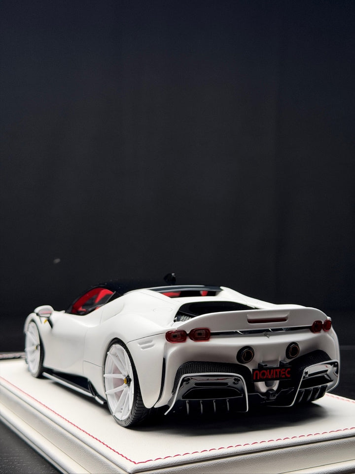 Ferrari SF90 Stradale NOVITEC (Matte White) [Davis & Giovanni] 1:18 scale