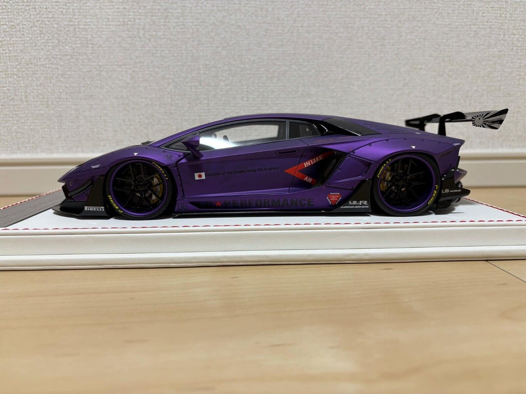 Lamborghini Aventador 2.0 LBWK (Purple Zero Fighter)[Davis & Giovanni]1/18 scale